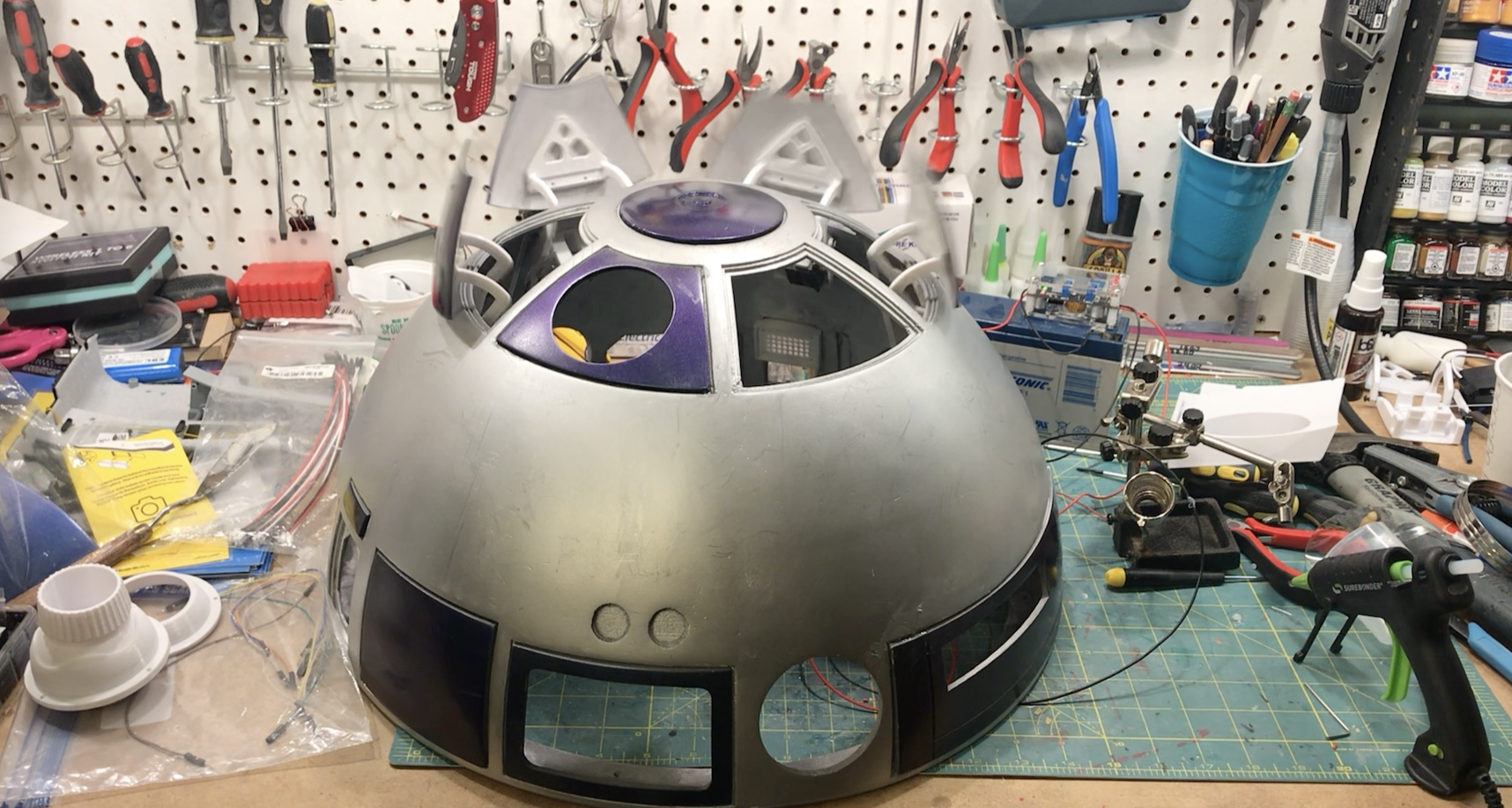 Finished life-size R2-D2 build